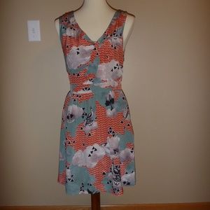EUC Anthropologie Leifsdottir Dress Sz 4 Clouds & Planets